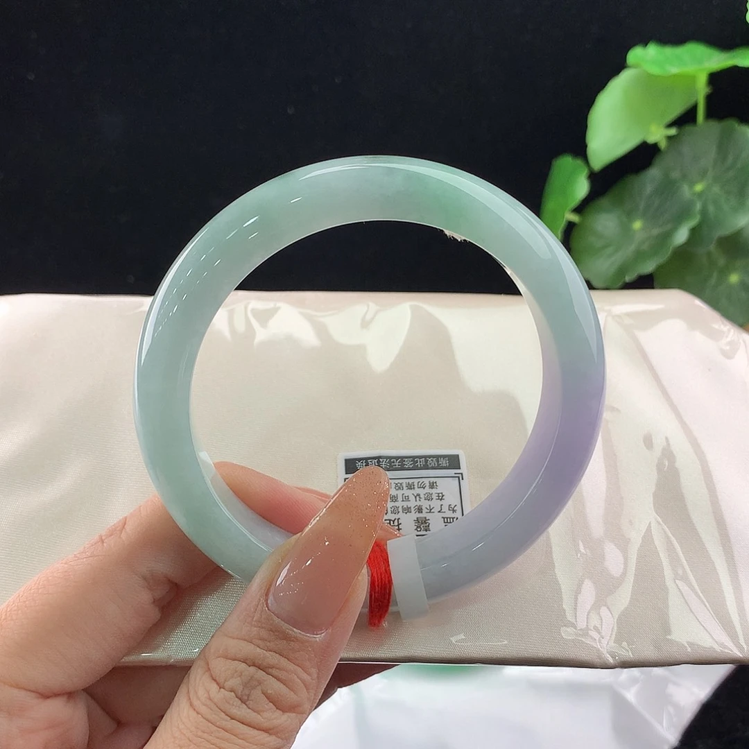 翡翠未镶嵌手镯正61