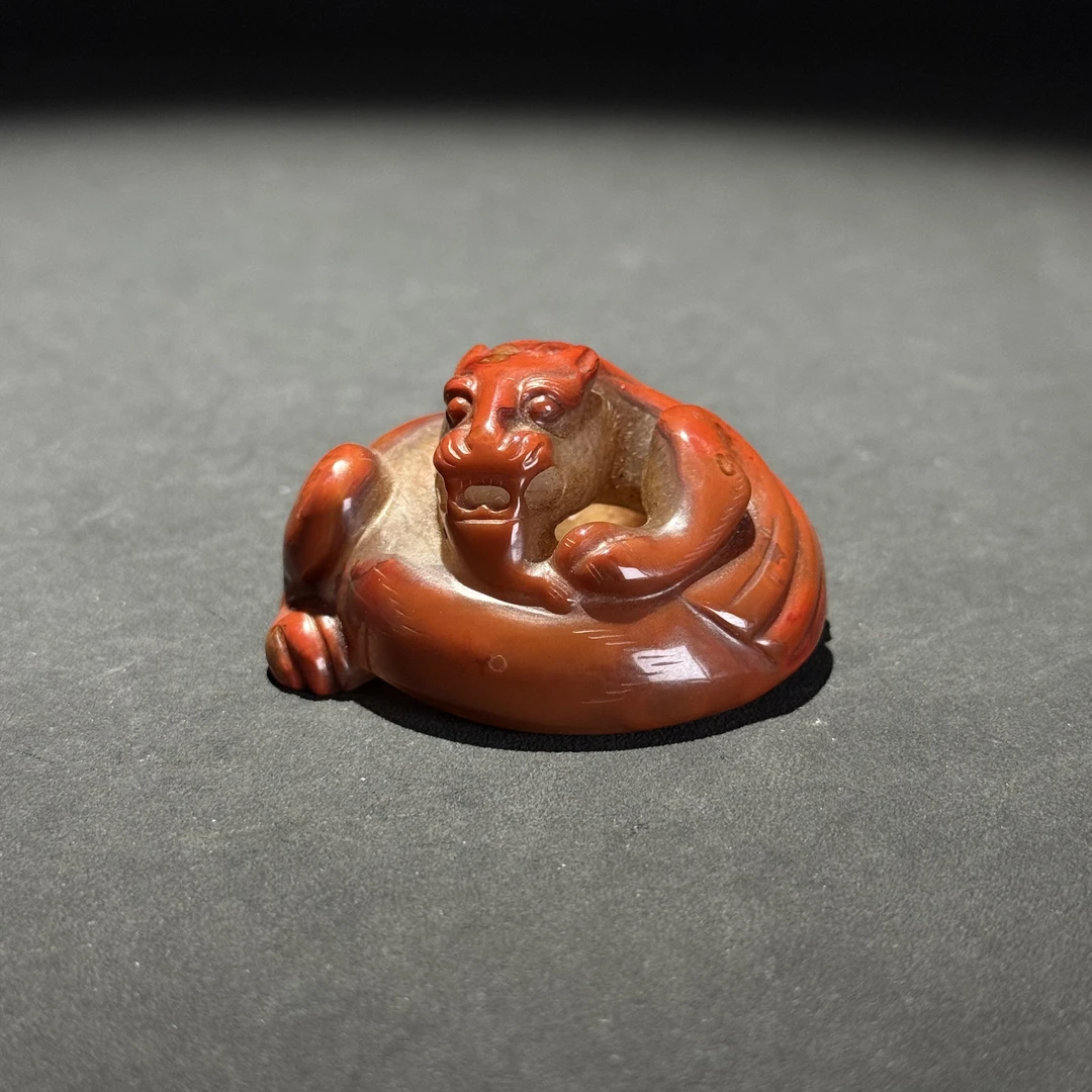 明红缟龙佩-HBG15134