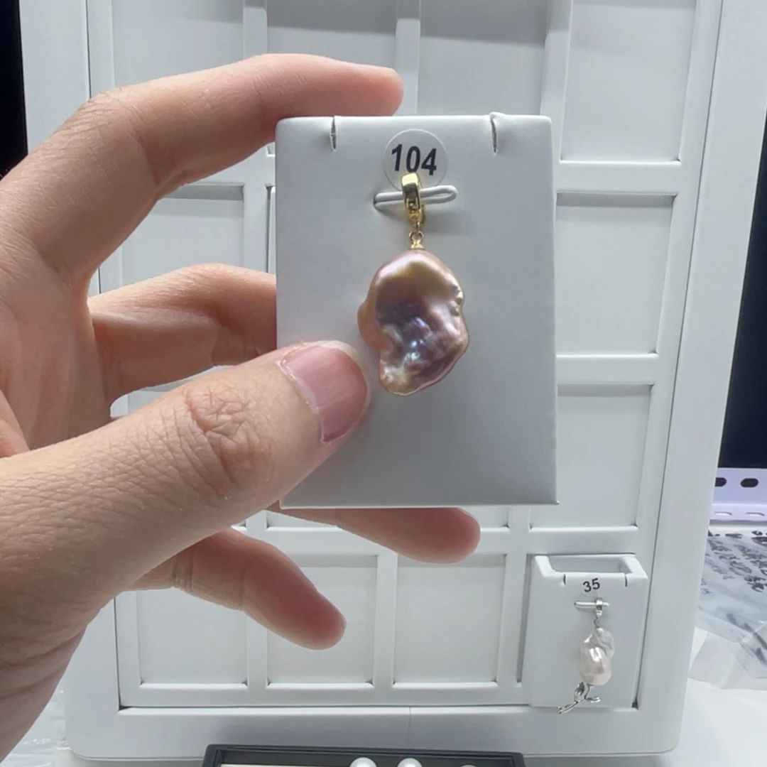 颈饰合金淡水珍珠有瑕