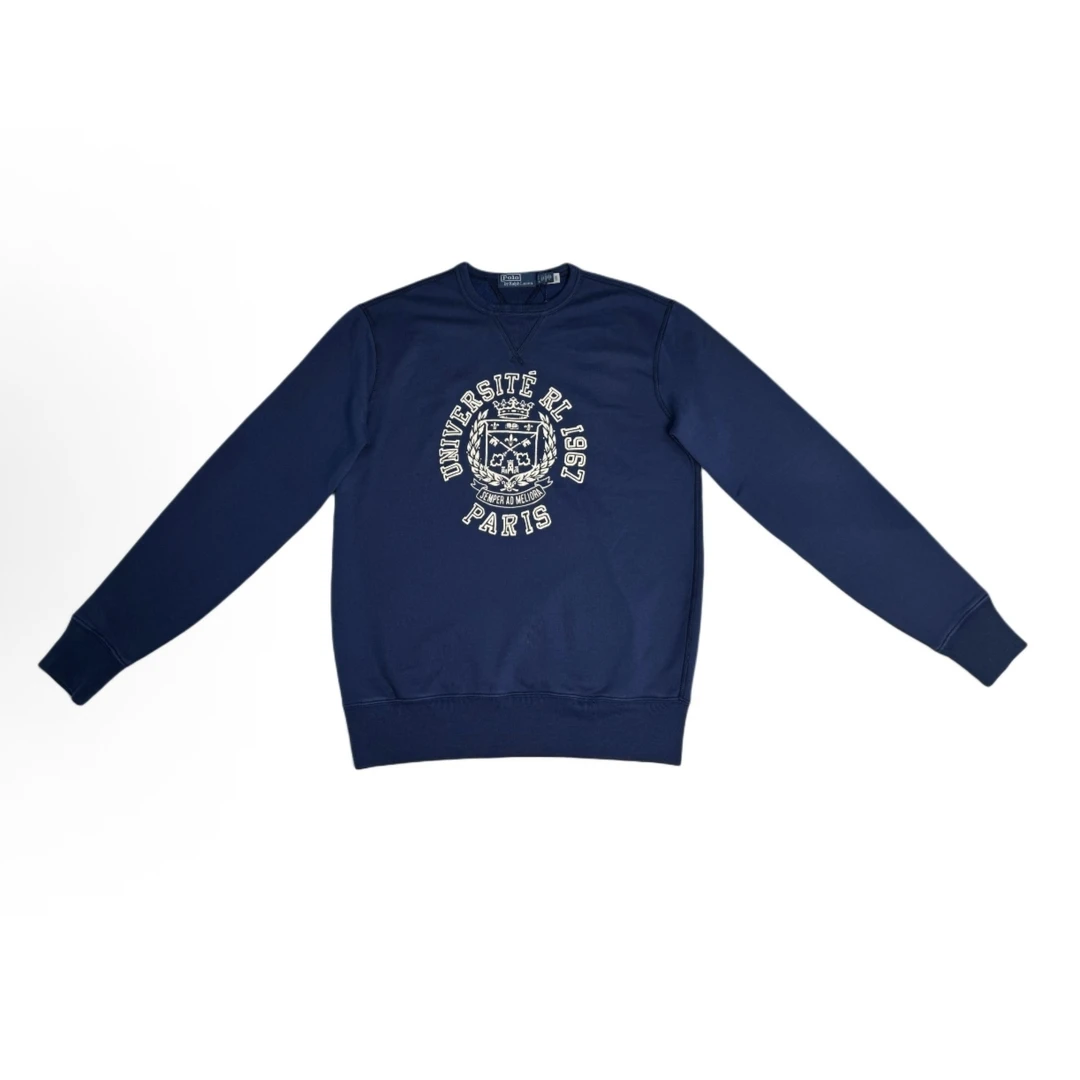 未使用 Ralph Lauren/拉夫劳伦 套头字母Logo刺绣长袖卫衣LYGP138