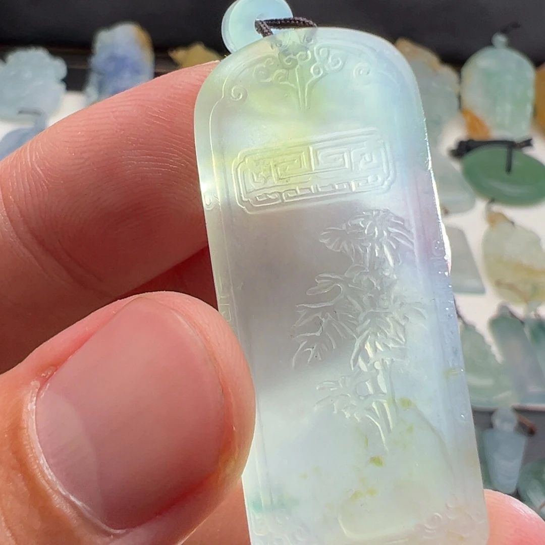 定制翡翠未镶嵌牌子