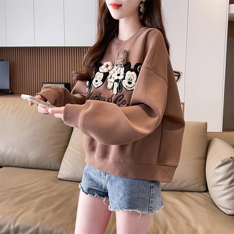 薄款设计感小众卫衣女春秋季2025新款宽松大码小个子短款洋气上衣