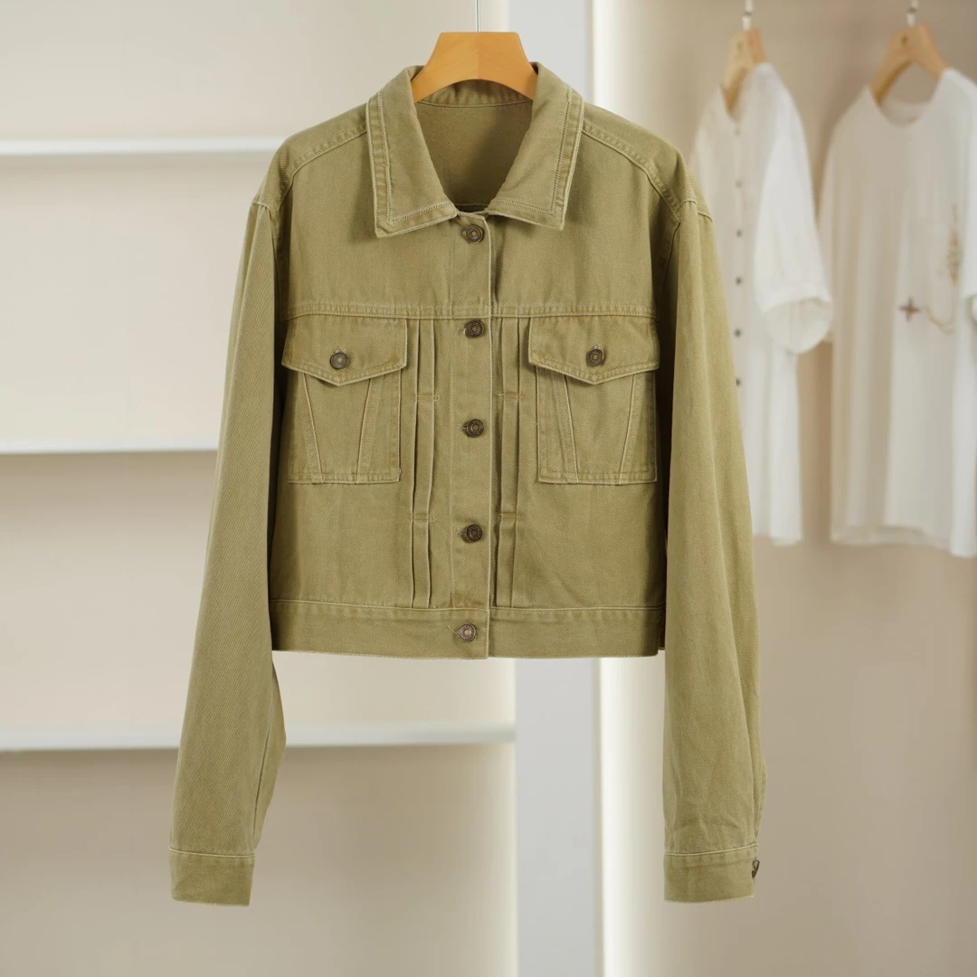 麦迪尚品【Miss-O】5042197 春秋休闲牛仔短外套品牌撤柜 C4组