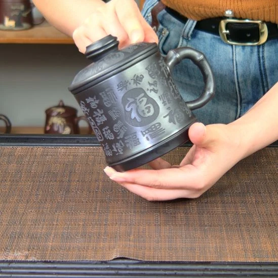 紫砂茶杯高货放漏