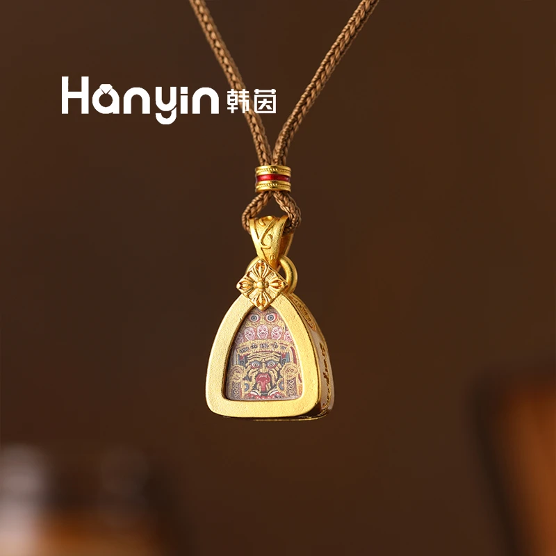 非金属布艺项链 70cm金刚杵三角嘎乌盒扎基拉姆抽拉项链毛衣链