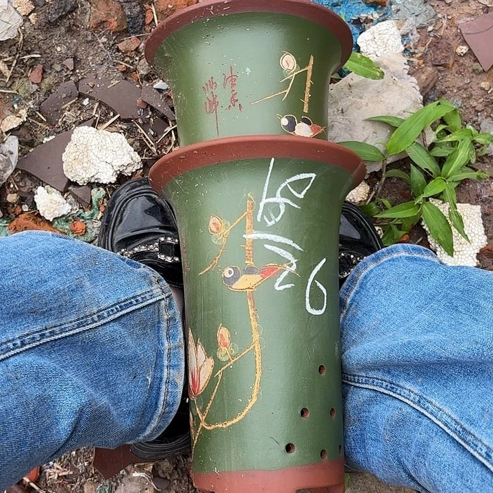 紫砂花瓶紫砂等珍贵