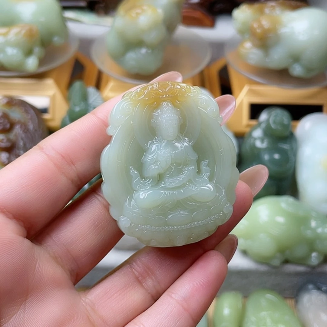 【闪购商品】未镶嵌和田玉挂件星*辰