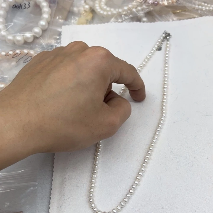 颈饰未镶嵌淡水珍珠00773