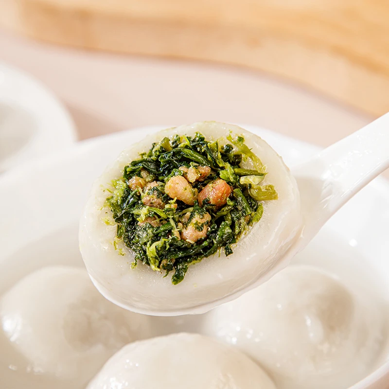 77 D [到手6包]锡鸿记老常州汤圆荠菜猪肉/萝卜丝肉/黑芝麻/笋干肉/豆沙大汤圆顺丰包邮常州老味道