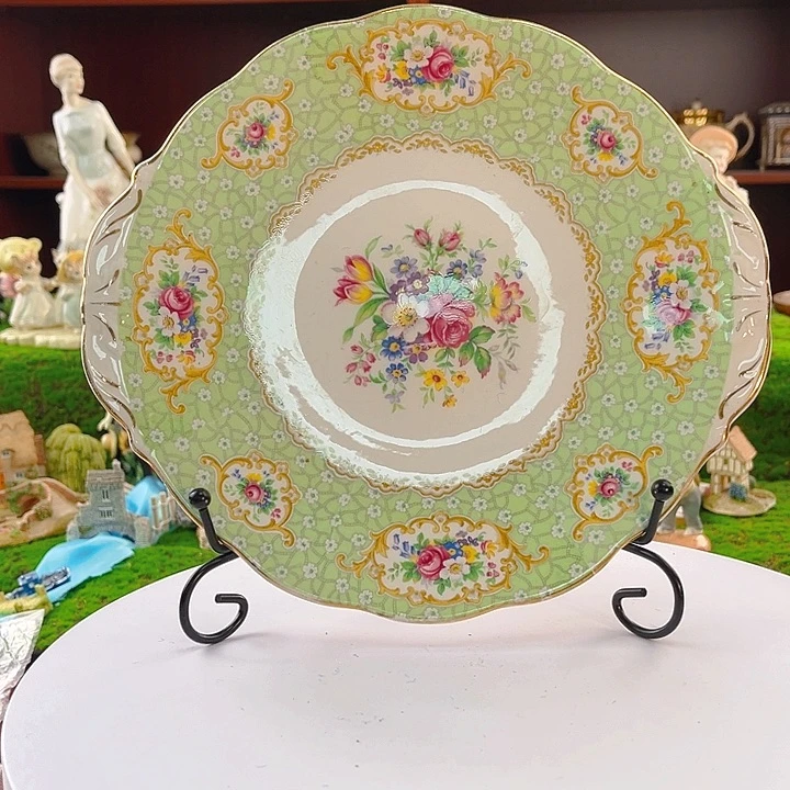 紫砂茶宠英产双耳餐盘脱金露白