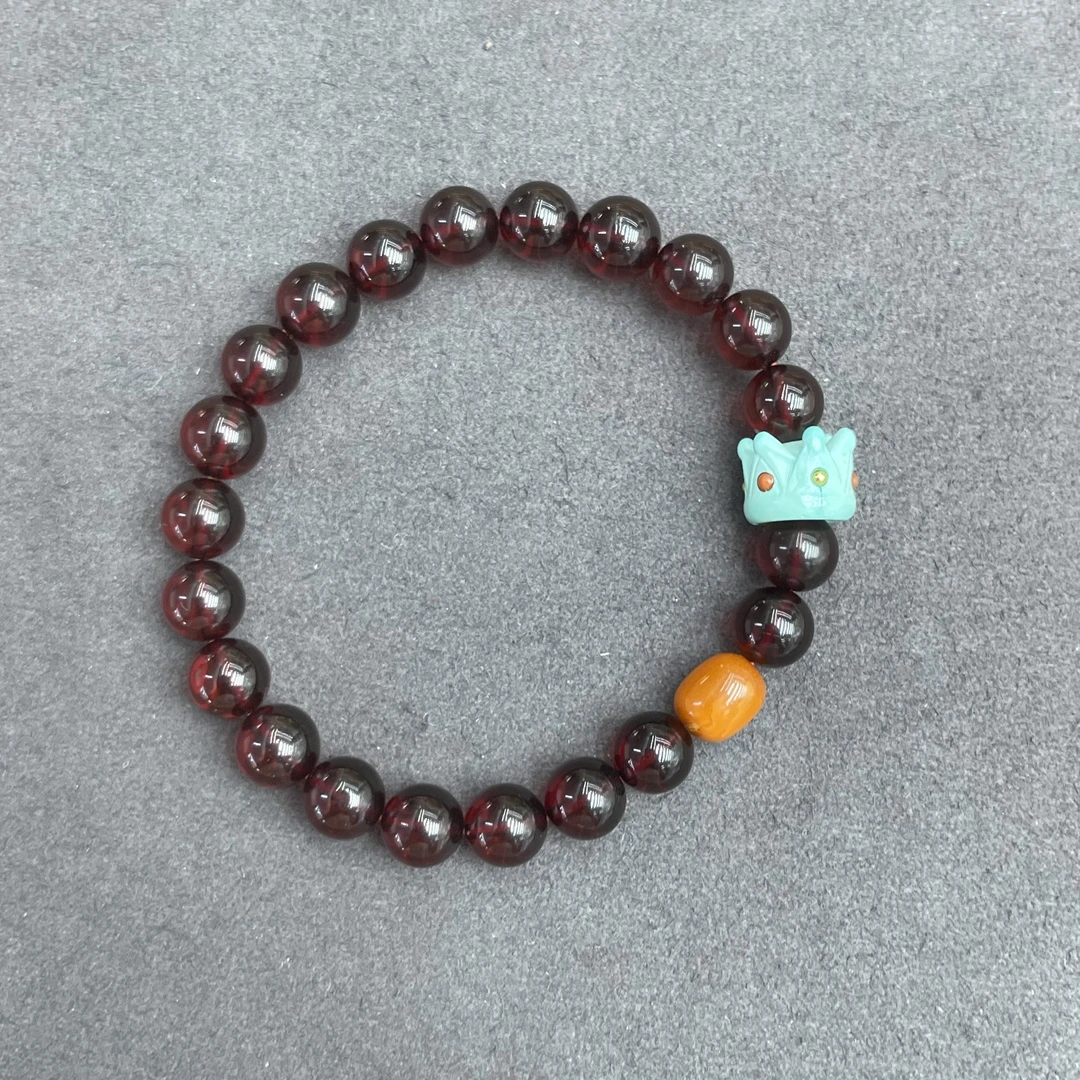 B42-血珀手串k7单圈0054