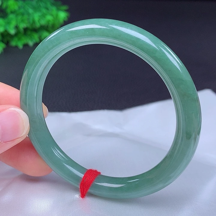 翡翠未镶嵌手镯57圈681505