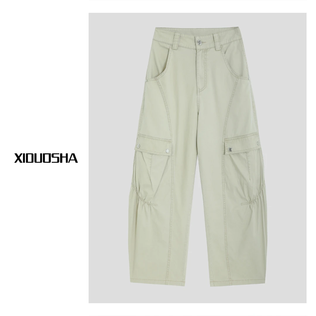 XIDUOSHA/喜朵莎夏款新品超薄工装弯刀裤  XDS1440