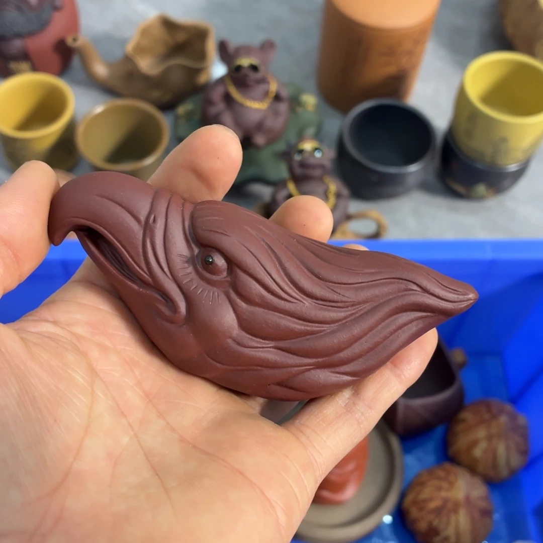 洋***洋茶杯紫砂放漏放漏放大漏了