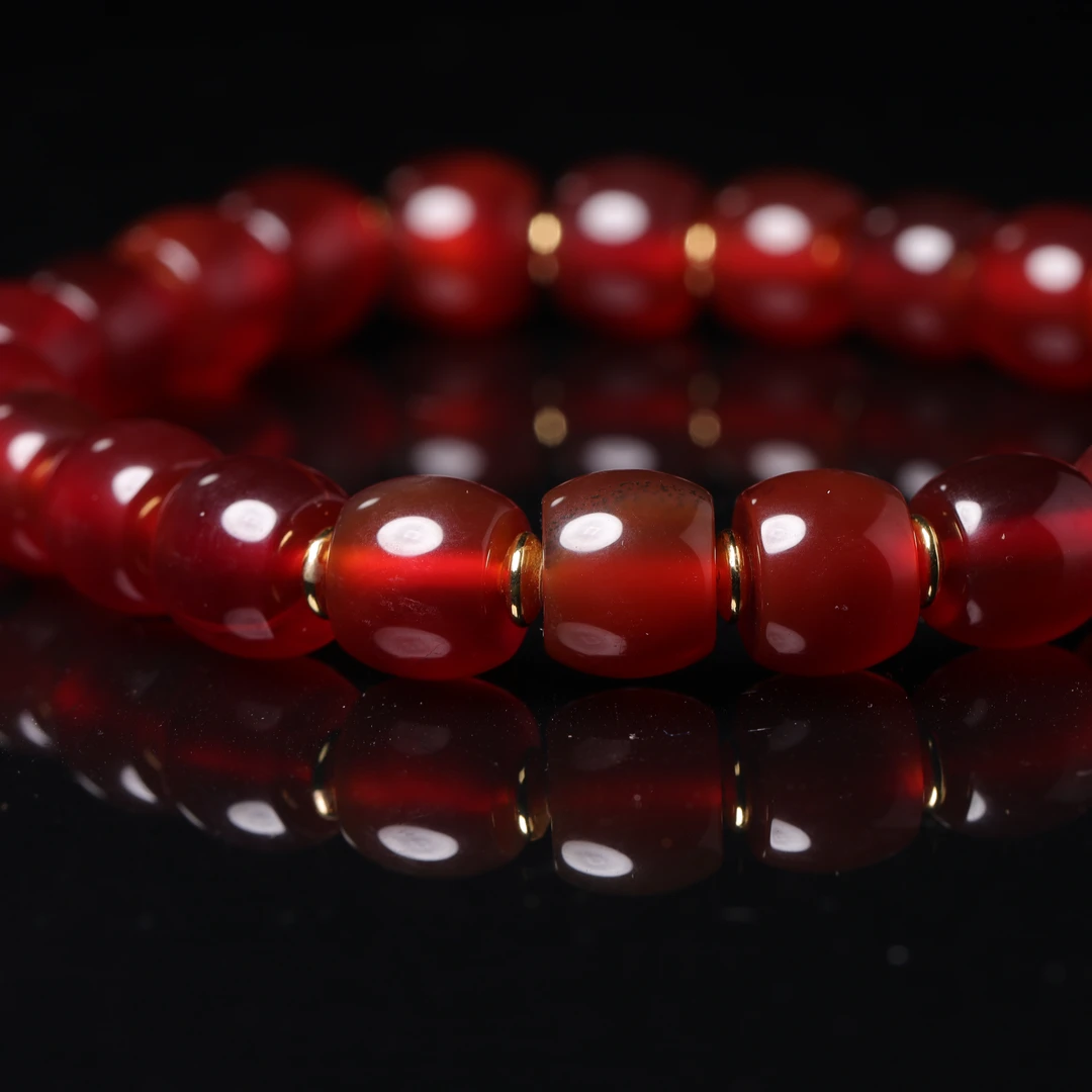 明代天然玛瑙手串-NX