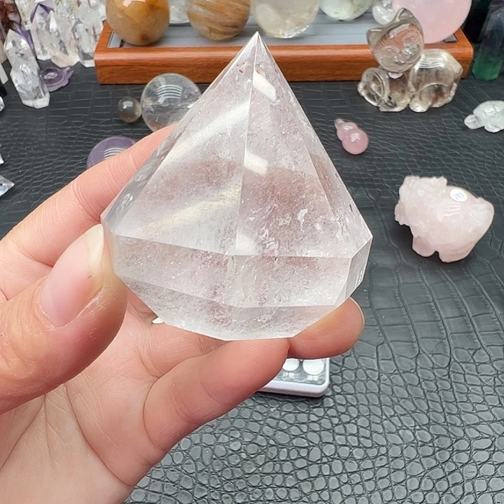 水晶未镶嵌珠宝半成品343