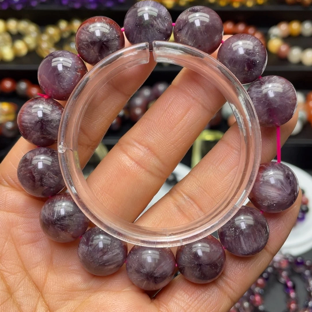 水晶未镶嵌手链极光达必滋15+m