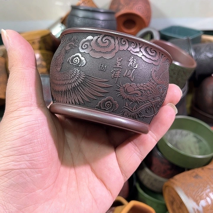 茶杯紫砂全手工紫砂主人杯