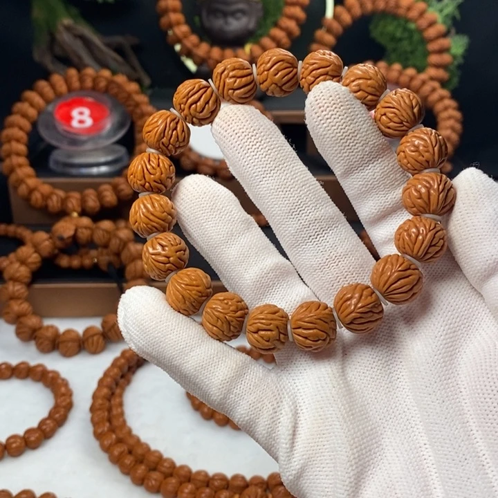 桃核吊坠秦岭龙纹