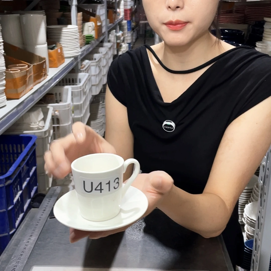 瓷片413       6杯6碟