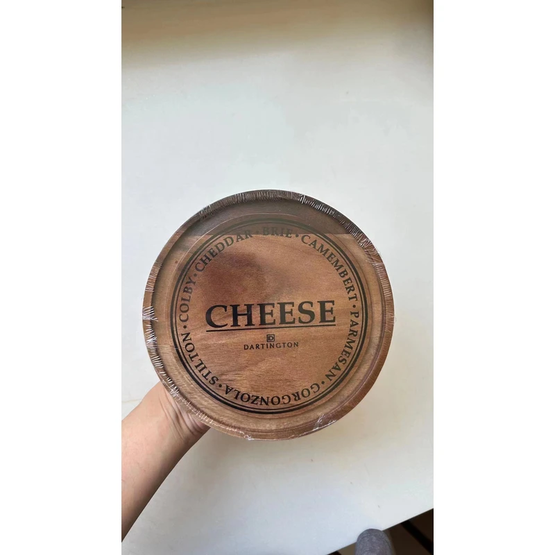 珊谷珊谷005圆形字母高货芝士菜板带水槽美式复古简约家用加厚