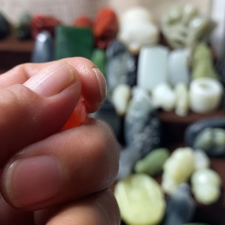 合金南红玛瑙挂件