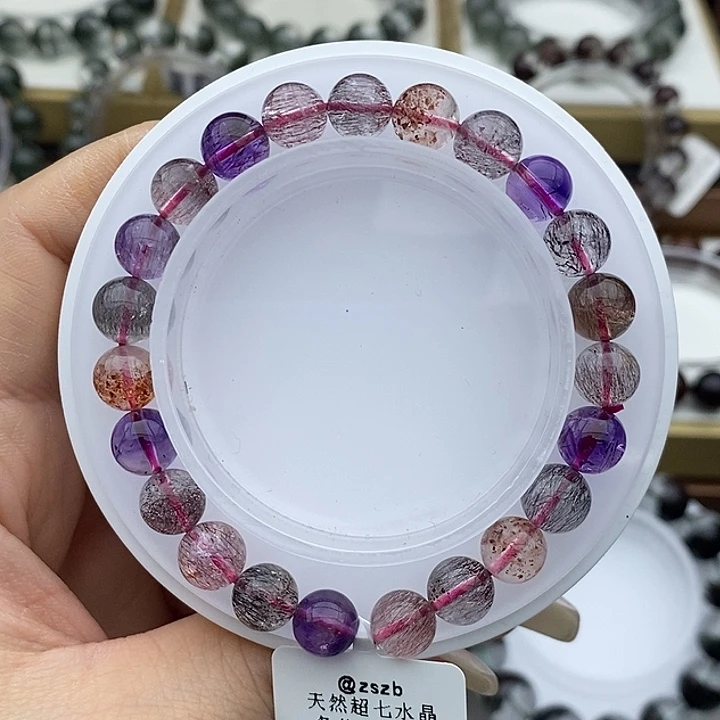 水晶手串未镶嵌做****?超七8m m