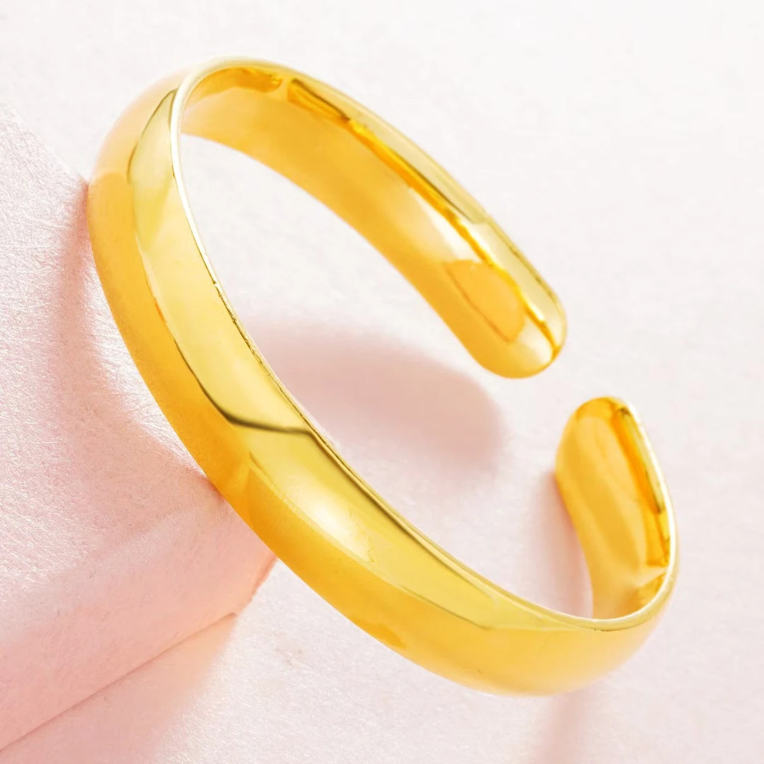 24-KK130轻奢时尚精美气质款素圈开口手镯