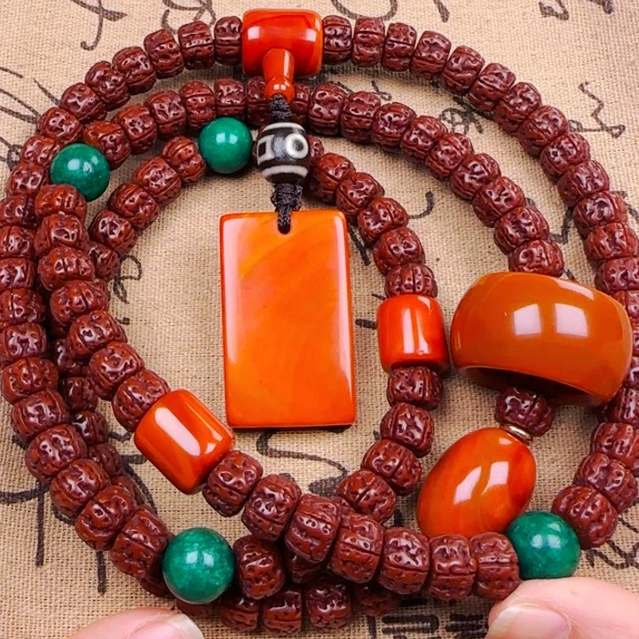 金刚菩提吊坠灭霸盘龙