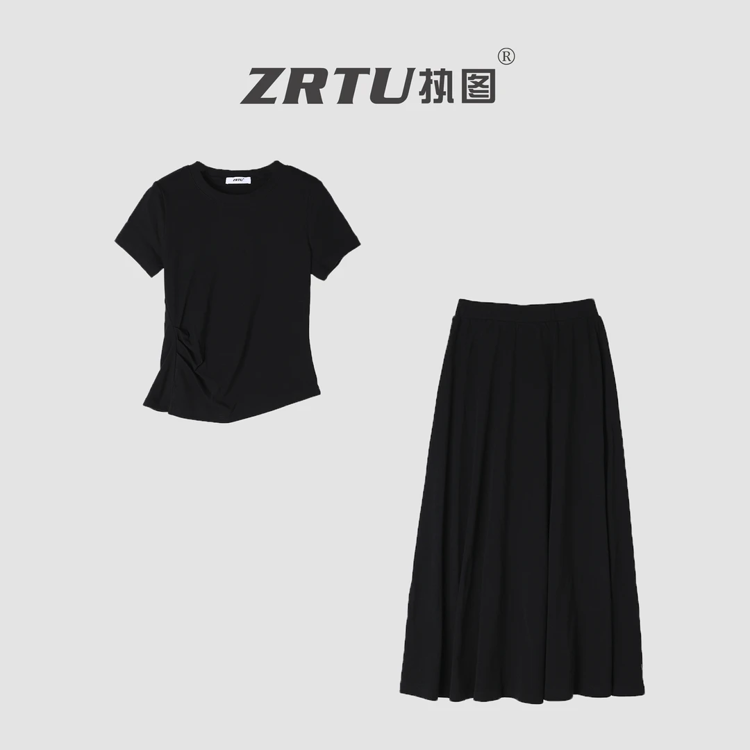 【ZRTU/执图】短袖+半裙套装ZR1808