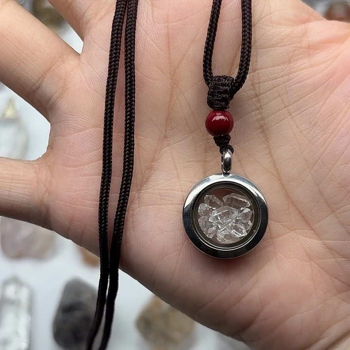 颈饰未镶嵌水晶闪灵钻项链