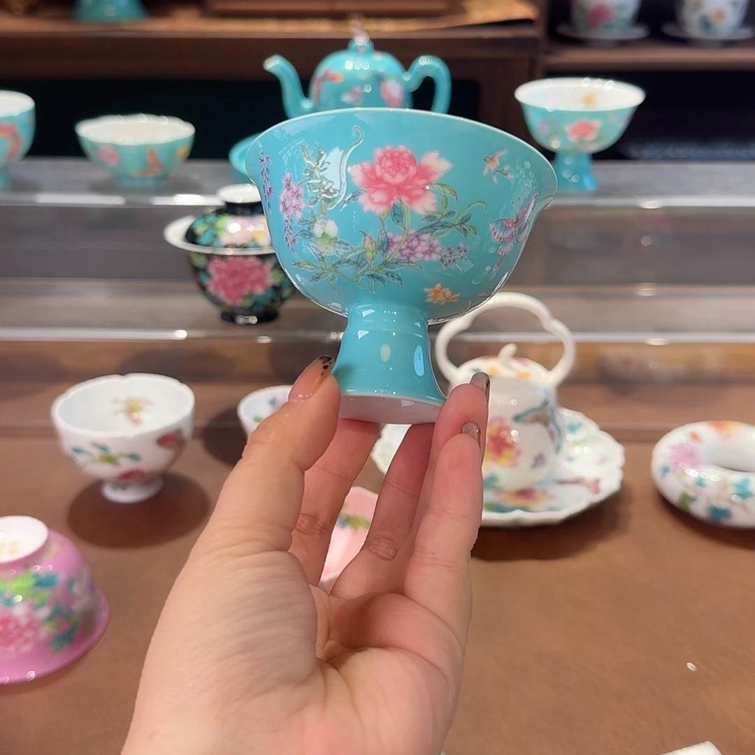 珐琅彩主人杯茶具系列