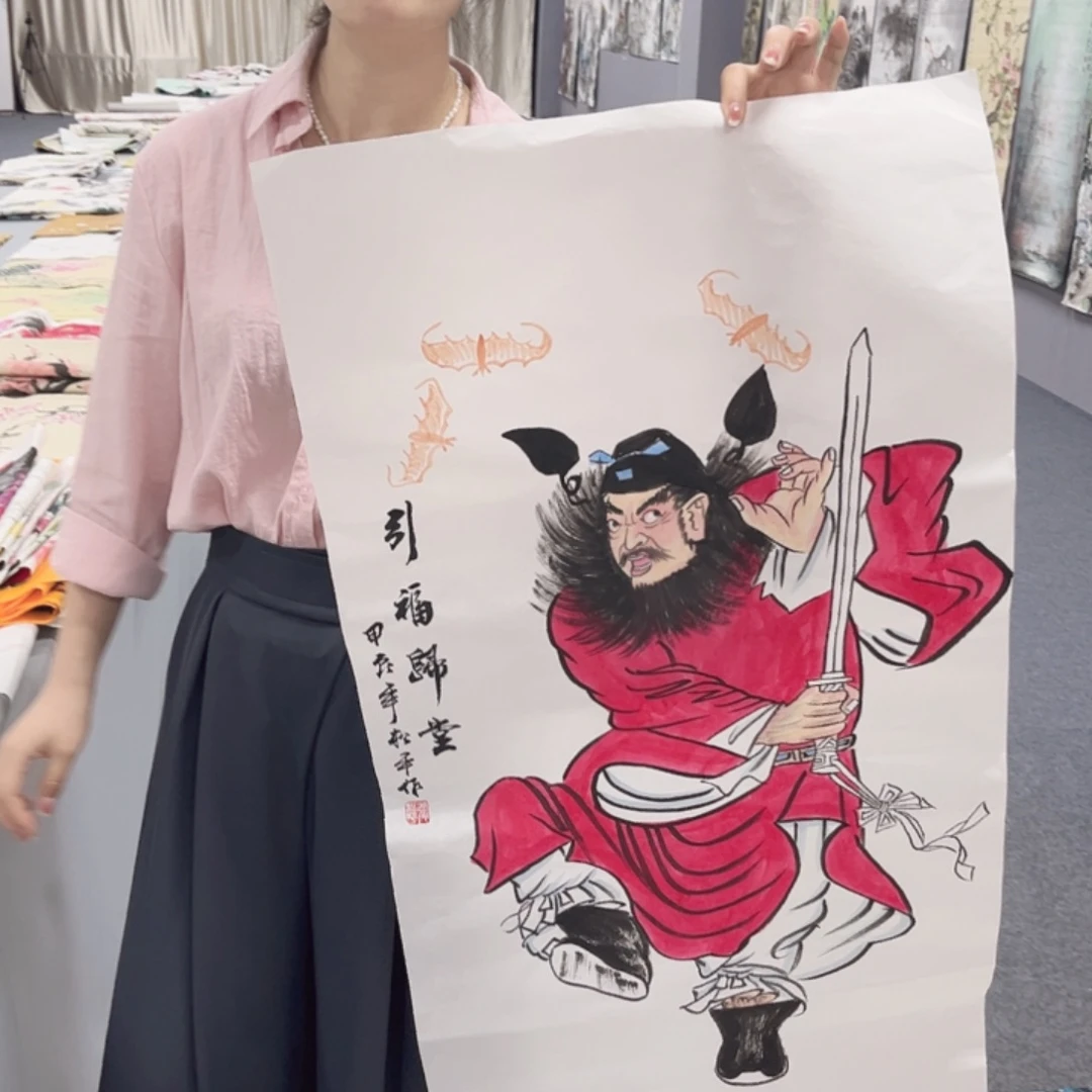 国画国画老师手绘作品