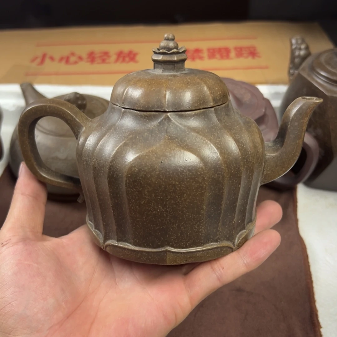 茶壶紫砂宜兴原矿紫砂壶450毫升容量