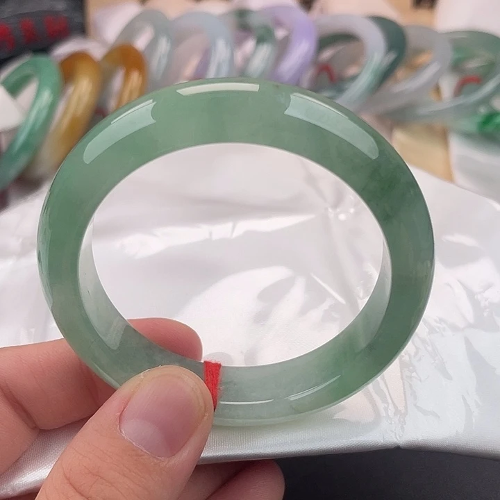 翡翠未镶嵌手镯手镯-12