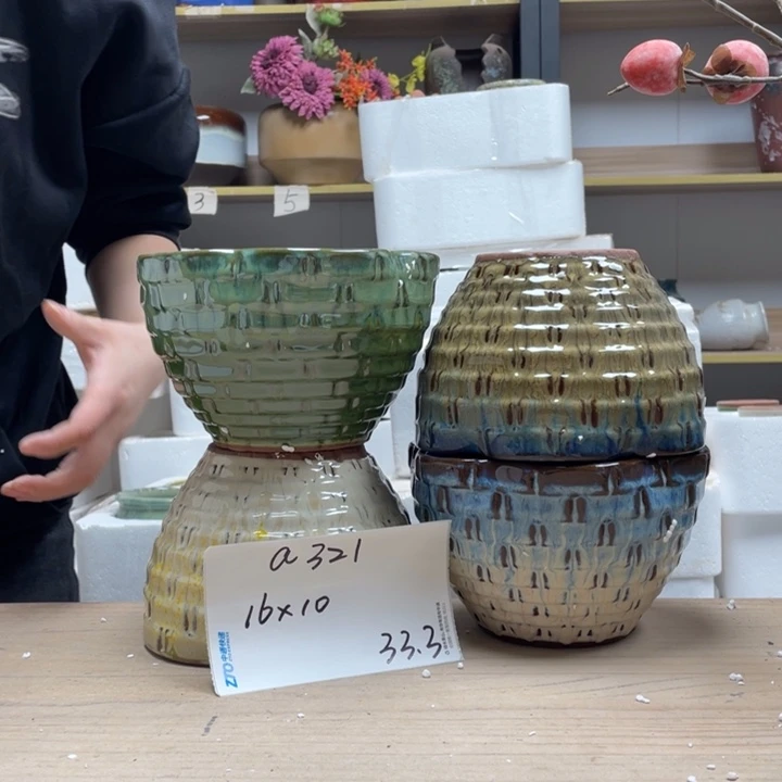 粗陶多肉花盆微瑕321