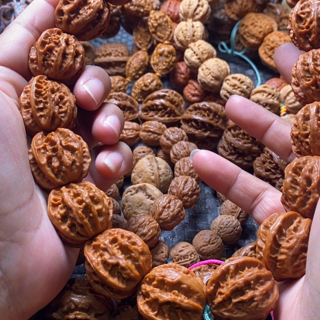 文玩核桃吊坠粗筋手持