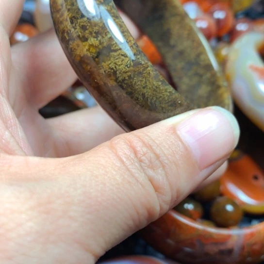 玛瑙/玉髓套链未镶嵌天*