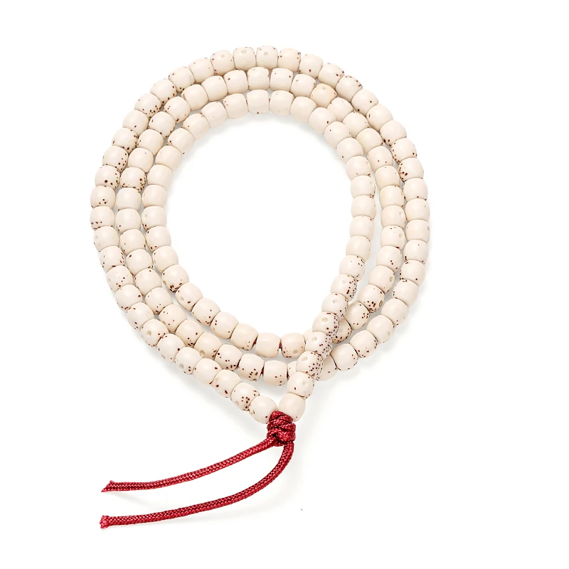 直切鼓珠原白同枝 星月菩提 6MM×7MM