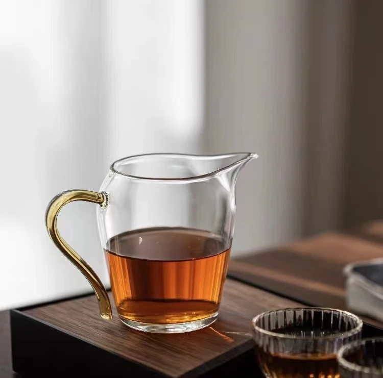 高硼硅耐热玻璃茶具日式高档公道杯透明分茶器泡茶家用手工茶海