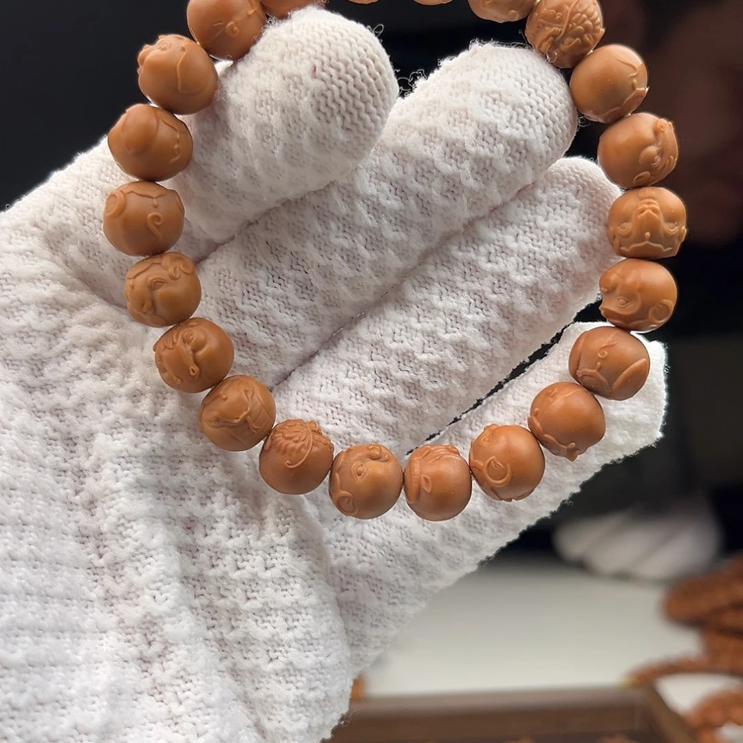 猴头核桃手串反油款十二生肖