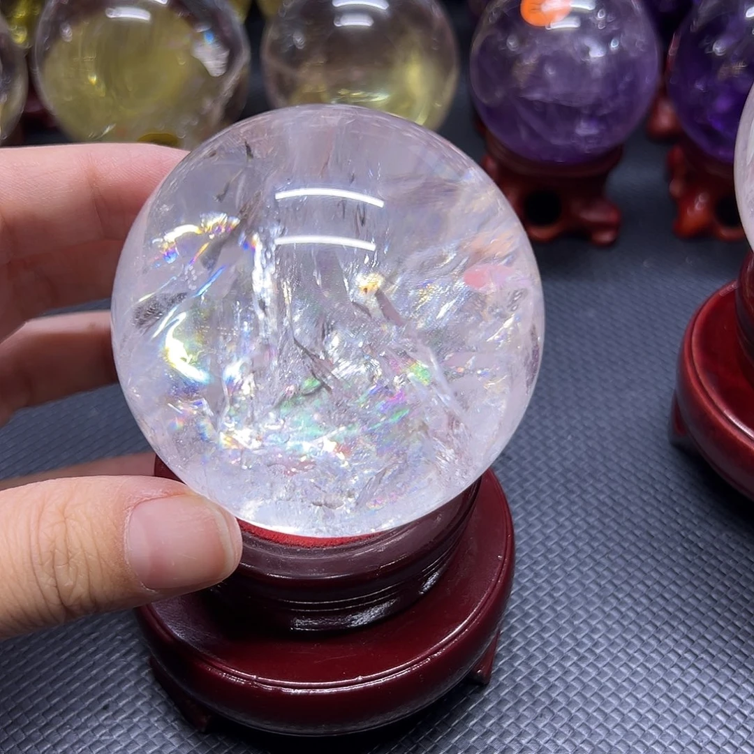 未镶嵌水晶珠宝半成品白水1263xy