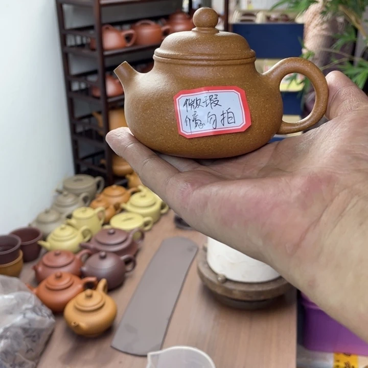 茶壶紫砂微瑕容天