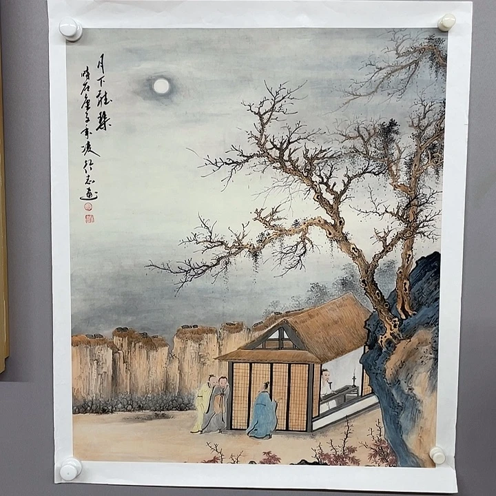 国画纯手绘国画山水画闪购链接
