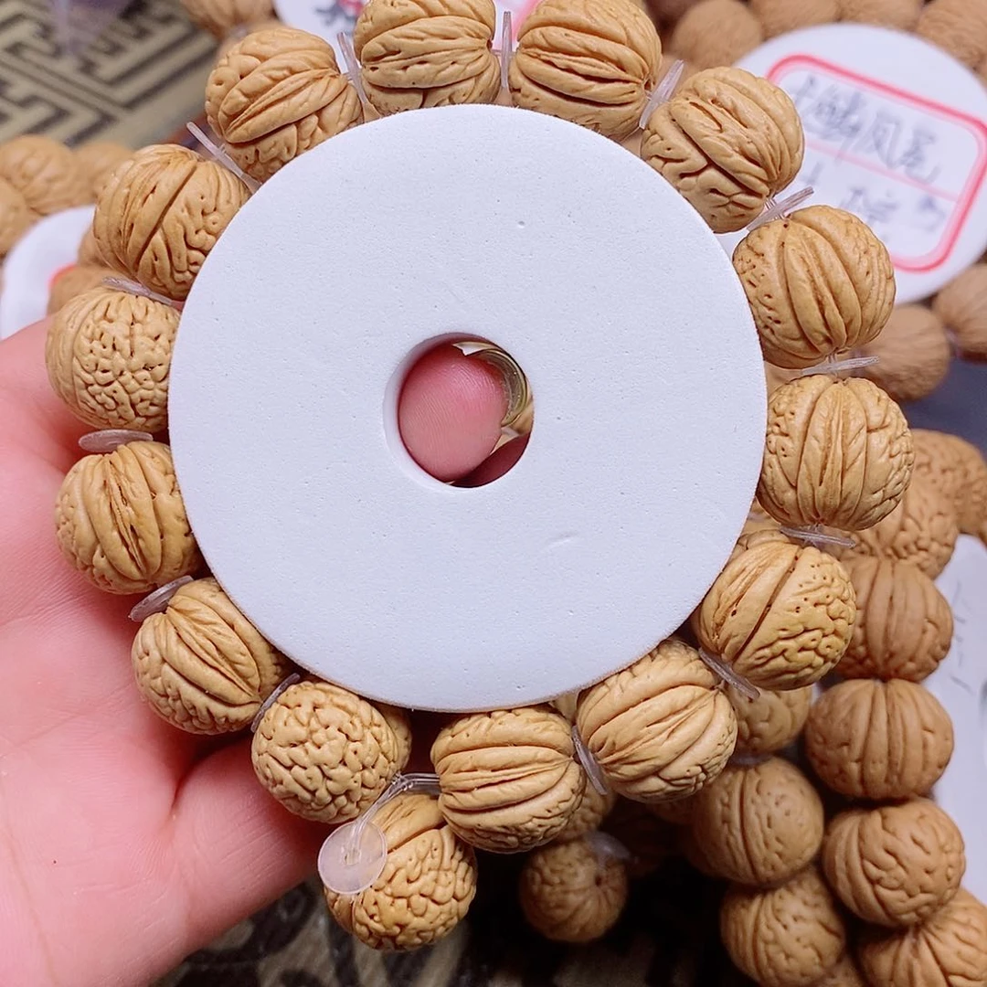 桃核手串清*虎皮肌肉1.7