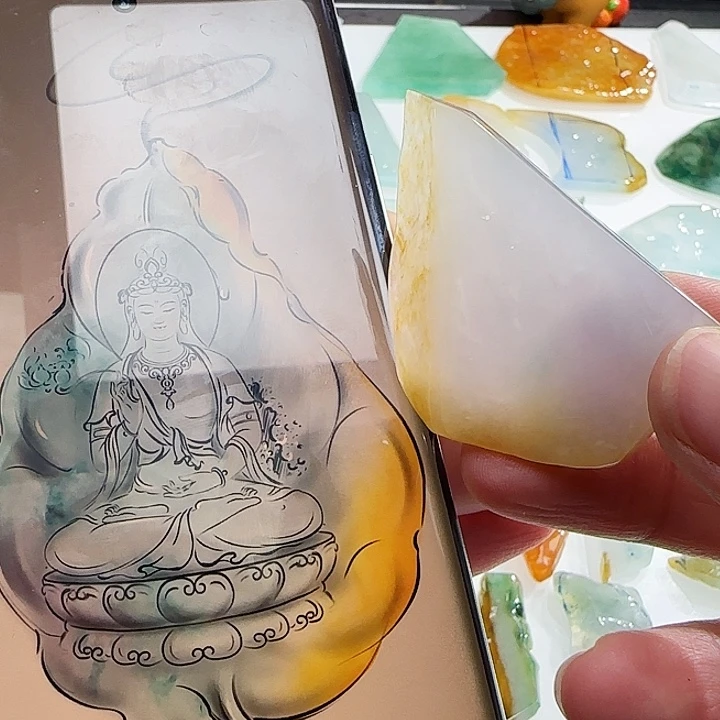 定制翡翠未镶嵌翡翠定制