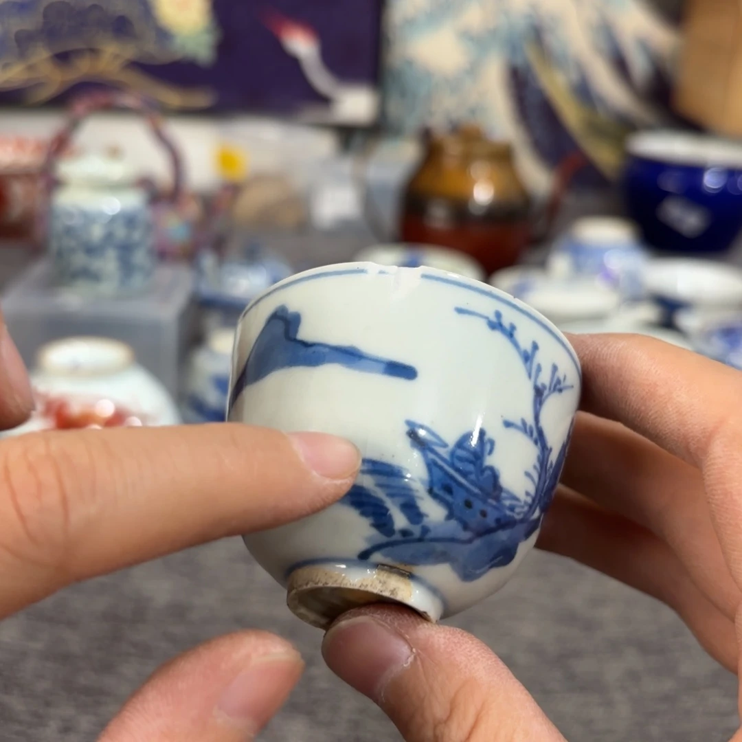 瓷片非常好看的花瓶