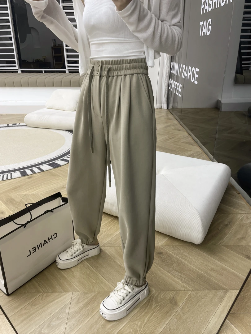 0217-06  女款早春百搭运动风休闲裤  LQ  3776