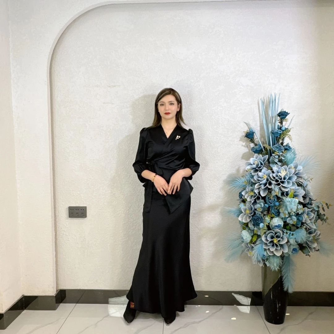 PAHRIM2025新款气质高腰半身裙5107