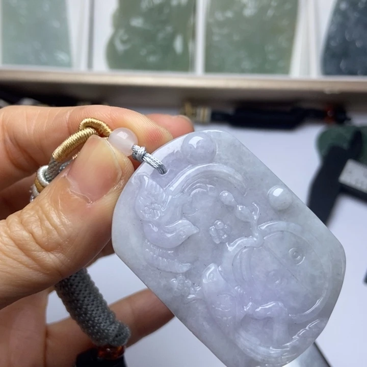 翡翠未镶嵌挂件翡翠